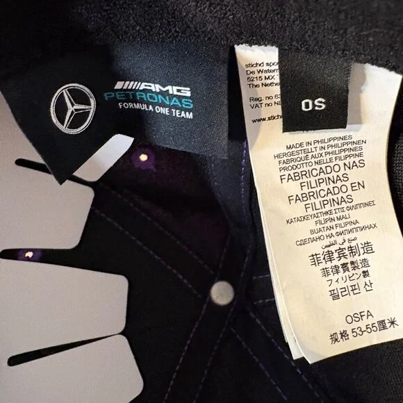 Brand New Mercedes Benz AMG Petronas F1 Driver Lewis Hamilton Racing Cap